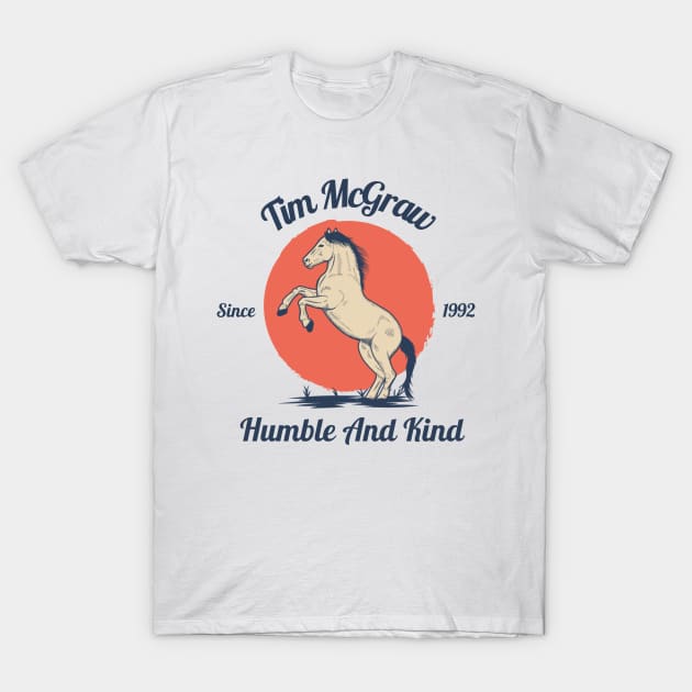 Tim Mcgraw // Horse T-Shirt by GO WES